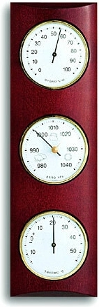 Analógová meteostanica z bukového dreva TFA