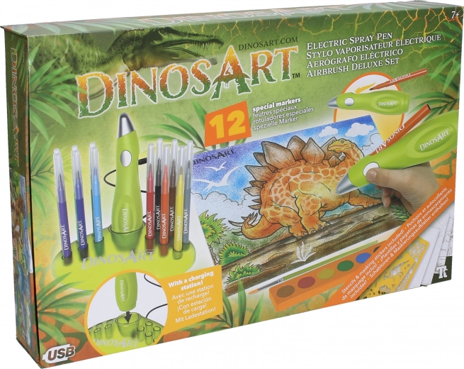 DinosArt airbrush maľovanky sada