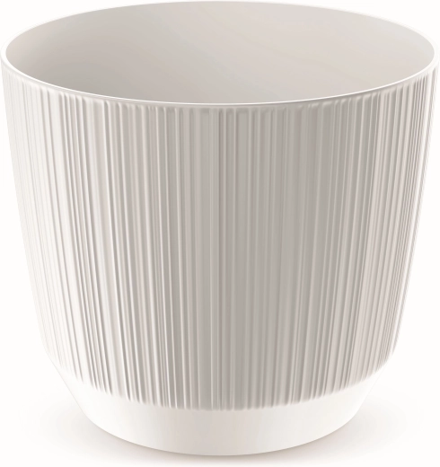 Kvetináč RYFO 12,6 cm biely