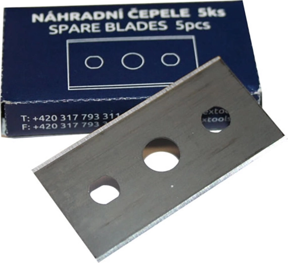 Náhradné čepele do hoblíka, 44 mm, Cr (5 ks)