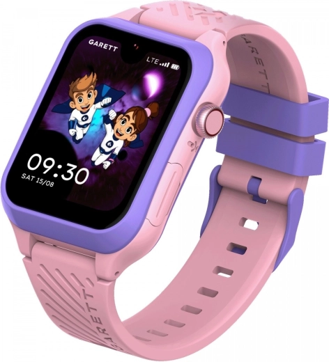 Detské inteligentné hodinky GARETT Kids Essa 2 AI 4G ružové