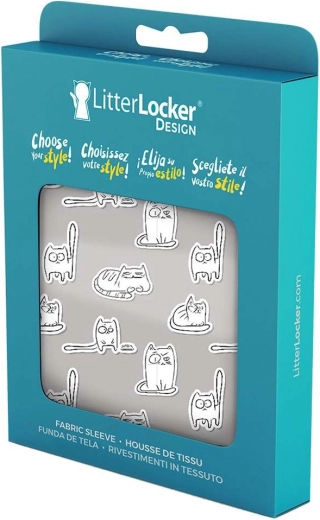 Návlek na kôš LitterLocker Design Paper Cats