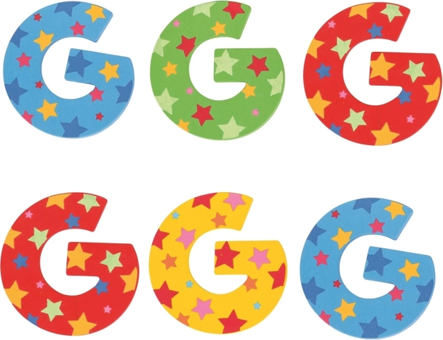 Bigjigs Toys hviezdičkové písmeno G
