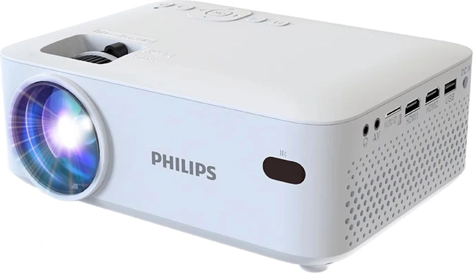 Philips N-100 mini projektor 480p biely