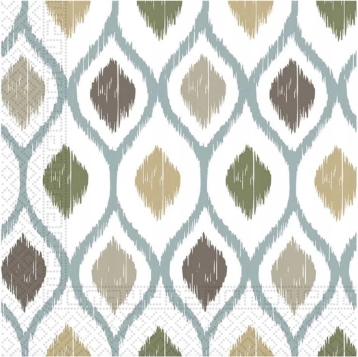 Servítky Boho, 3-vrstvové, 33 × 33 cm