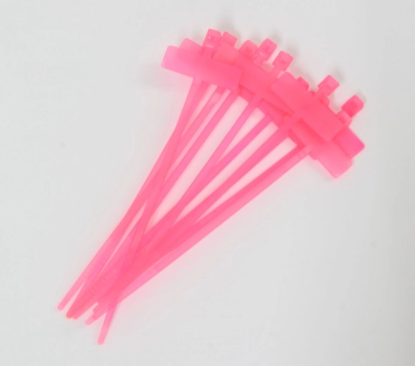 Jamara sťahovacie pásky červené 100 × 2,5 mm (10 ks)