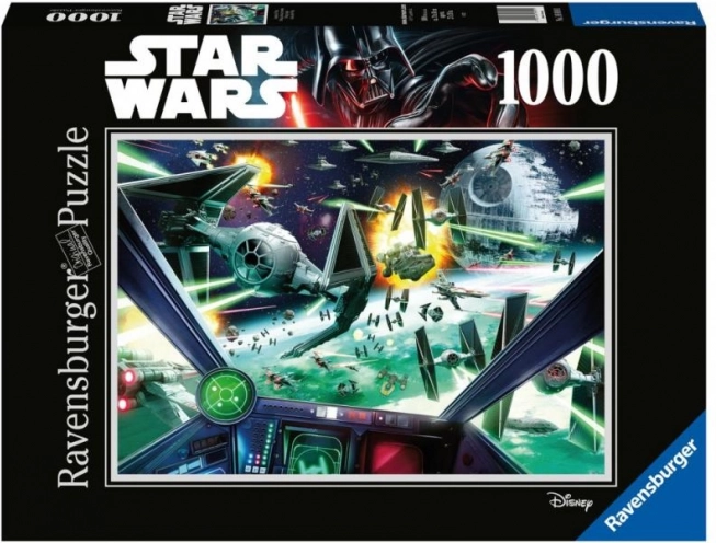 Puzzle Ravensburger Star Wars: X-Wing kokpit 1000 dielikov