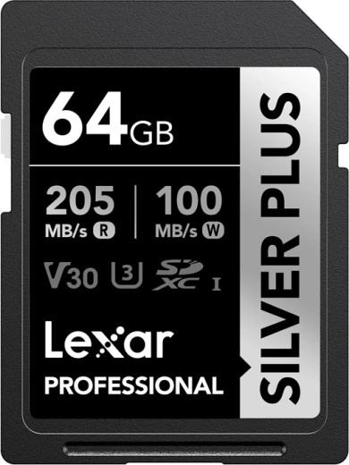 Pamäťová karta Lexar Professional Silver Plus SDXC 64 GB