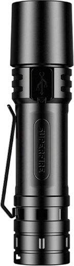 Svietidlo Superfire SF05 s nabíjaním USB-C 156 lm