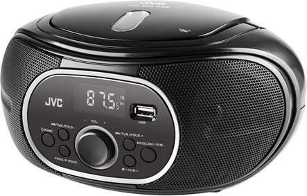 Prenosné rádio s CD a USB JVC