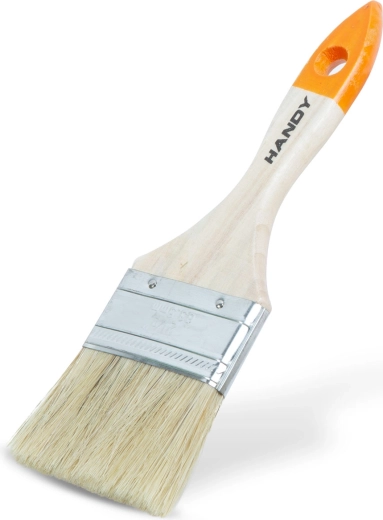 Plochý maliarsky štetec s drevenou rukoväťou 63 mm