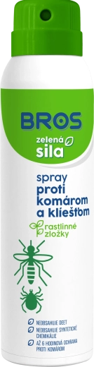 Bros Zelená sila sprej proti komárom a kliešťom 90 ml