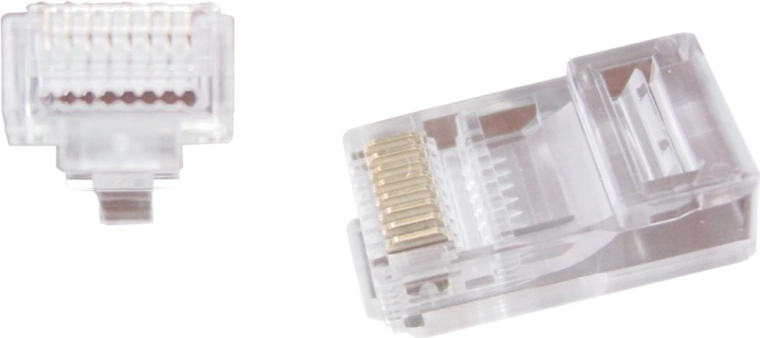 Prechodný sieťový konektor RJ45 8P8C UTP, 100 ks