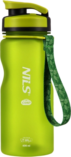 Tritánová fľaša na pitie NILS CAMP 600 ml – zelená
