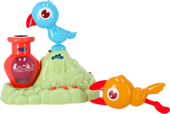 Hračka pre obratnosť vtákov, ktorá pije vodu