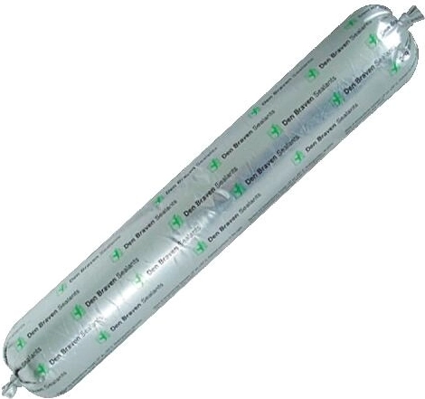 Stavebný butylénový tmel 600 ml sivý DEN BRAVEN