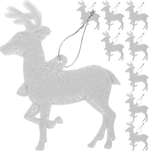 Vianočné ozdoby - sada sobov 9 ks