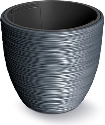 Kvetináč Furu s vložkou 29,8 cm – antracit