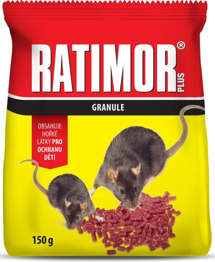 Ratimor Brodiolon granule proti myšiam a potkanom 150 g