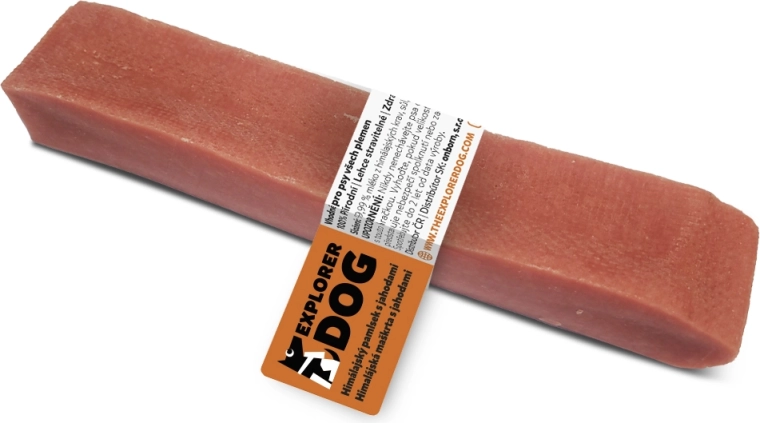 Explorer Dog himalájsky dentálny maškrt s jahodami XXL