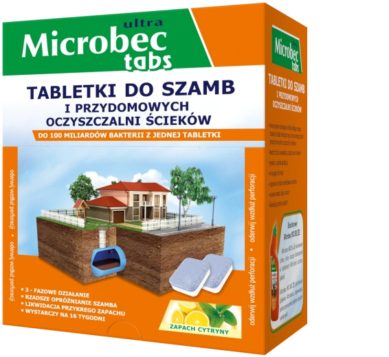 Microbec Ultra tablety do septikov a domových čistiarní