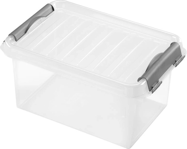 Plastový úložný box s vekom 4 l
