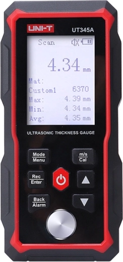Ultrazvukový hrúbkomer Uni-T UT345A