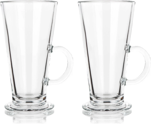 Sklenené latte hrnčeky 270 ml TANGER, sada 2 ks