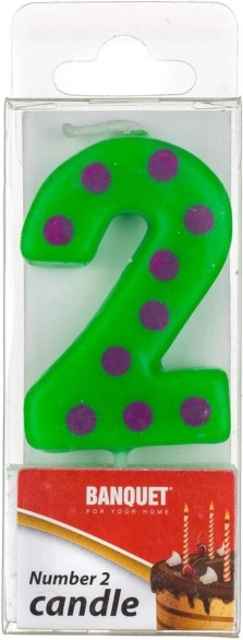 Narodeninová sviečka číslo 2