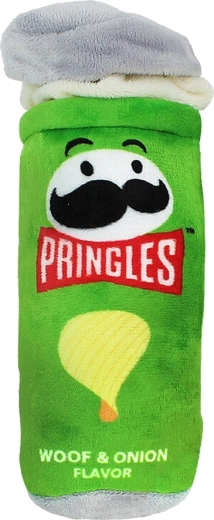 Pringles pískacia hračka pre psy zelená
