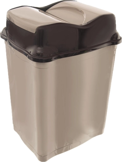 Odpadkový kôš WHIRLPOOL 28 l s výklopným vekom, plastový, obdĺžnikový