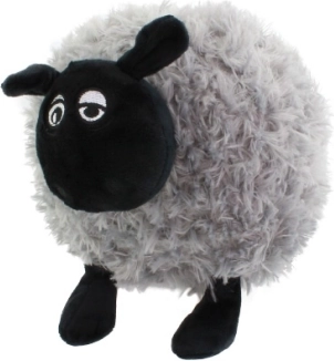 Vankúš Plyšový Baranček Sivý