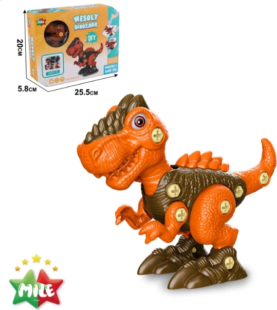 Stavebnica pre domácich majstrov – Veselý tyranosaurus