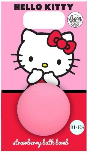 Kúpeľová bomba HELLO KITTY jahoda 165 g
