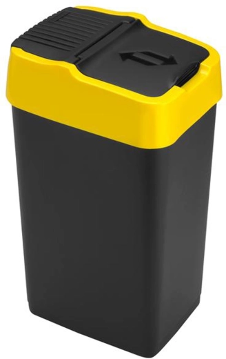 Plastový výklopný odpadkový kôš HEIDRUN 18 l