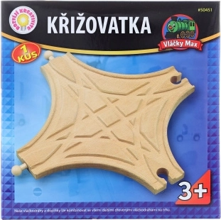 Vláčky Max štvorsmerná križovatka