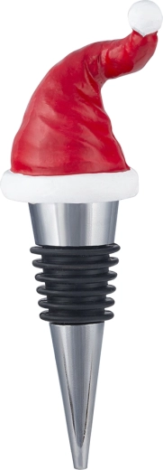 Zátka na víno v tvare čiapky Santa Clausa