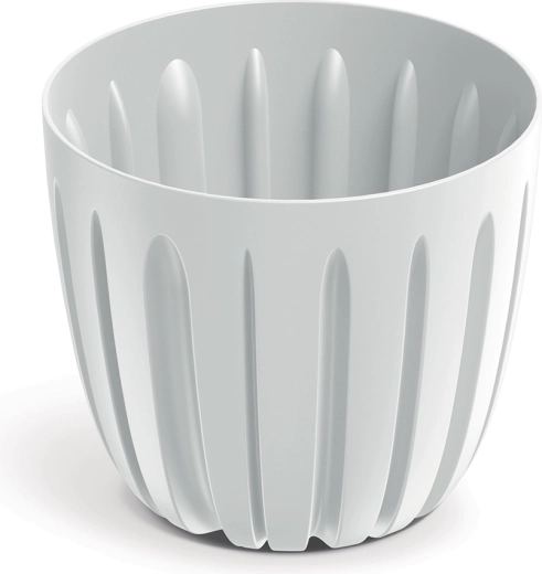 Plastový kvetináč Wario 16,8 cm biely