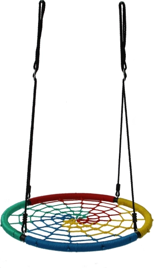 Farebná bocianie hniezdo hojdačka