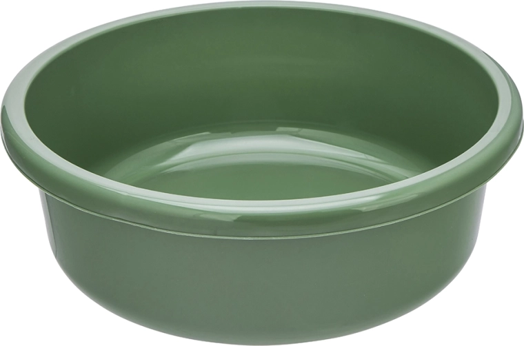 Okrúhla kuchynská misa 41 cm 13,5 l šalviovo zelená
