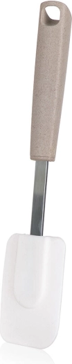 Kuchynská stierka NATURAL 30 × 8 cm nehrdzavejúca oceľ/silikón