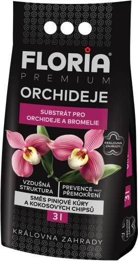 Substrát pre orchidey 3 l FLORIA