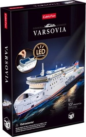 3D puzzle Cubic Fun trajekt Varsovia - 1 kus
