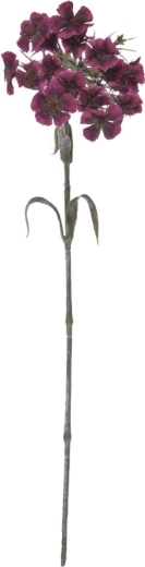 Umelý klinček v tmavoružovej farbe 55 cm