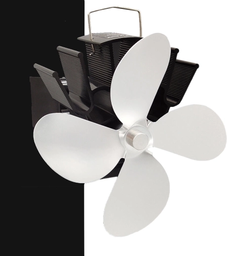 Krbový ventilátor na dymovod GAMA, termoelektrický, strieborný