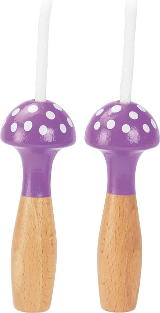 Fialové švihadlo s bodkami VILAC