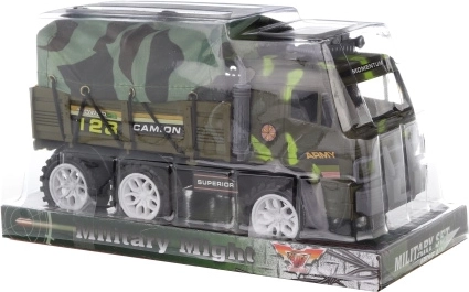 Vojenské auto s plachtou na zotrvačník 23 cm