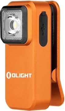 Olight Oclip oranžová multifunkčná klipová baterka