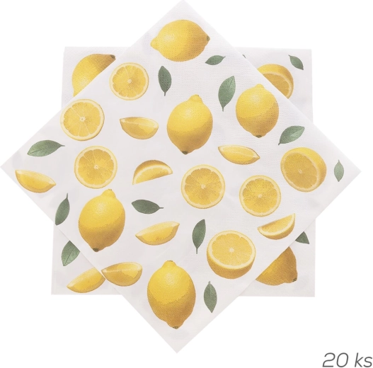 Papierové obrúsky Limepop 33 × 33 cm (20 ks)