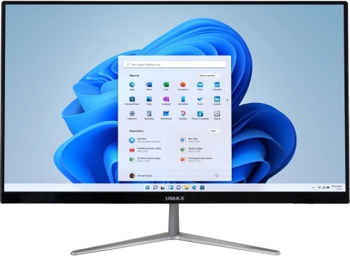 Umax U-One 24JL Pro all-in-one počítač 24" IPS Full HD, Celeron N5100, 4 GB RAM, 128 GB SSD, Windows 11 Pro